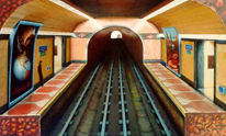 Estación de metro "La Elipa"